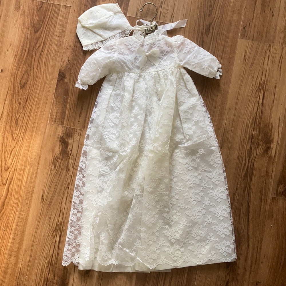VINTAGE baptism gown